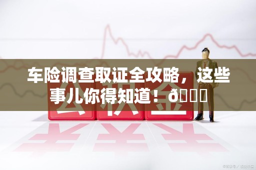 上杭车险调查取证全攻略，这些事儿你得知道！😎