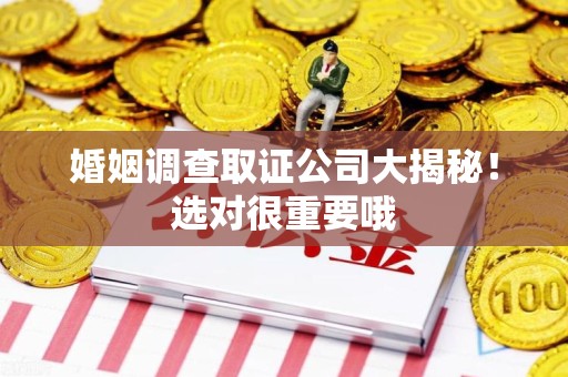 上杭婚姻调查取证公司大揭秘！选对很重要哦
